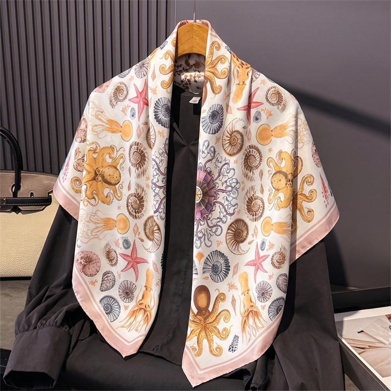 Silk Scarf Square - 2026 Seidenschal Quadratischer Schal für Damen