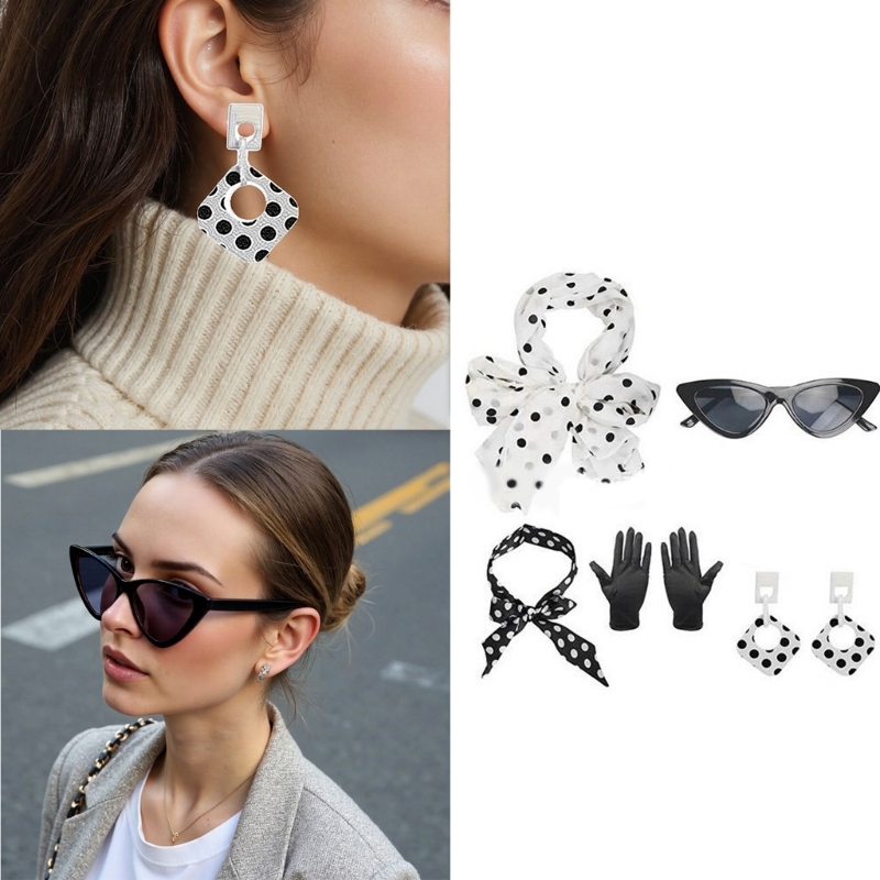 Women'S Accessories In The 1950S - 5-teiliges Kostümset für Damen im Stil