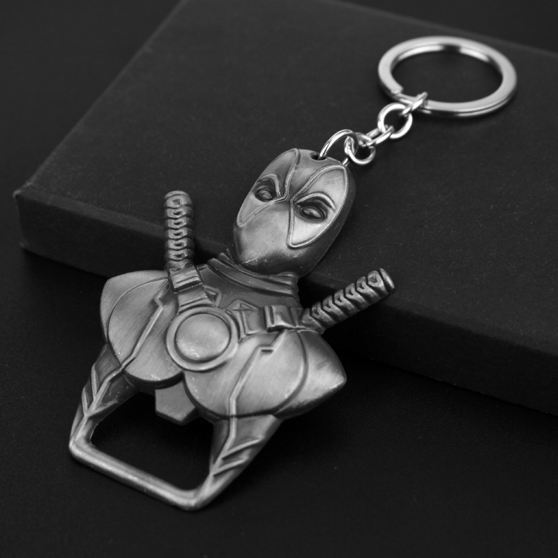 Women'S Accessories Clothing - Deadpool Schlüsselanhänger, trendiger personalisierter Schlüsselanhänger, Flaschenöffner,
