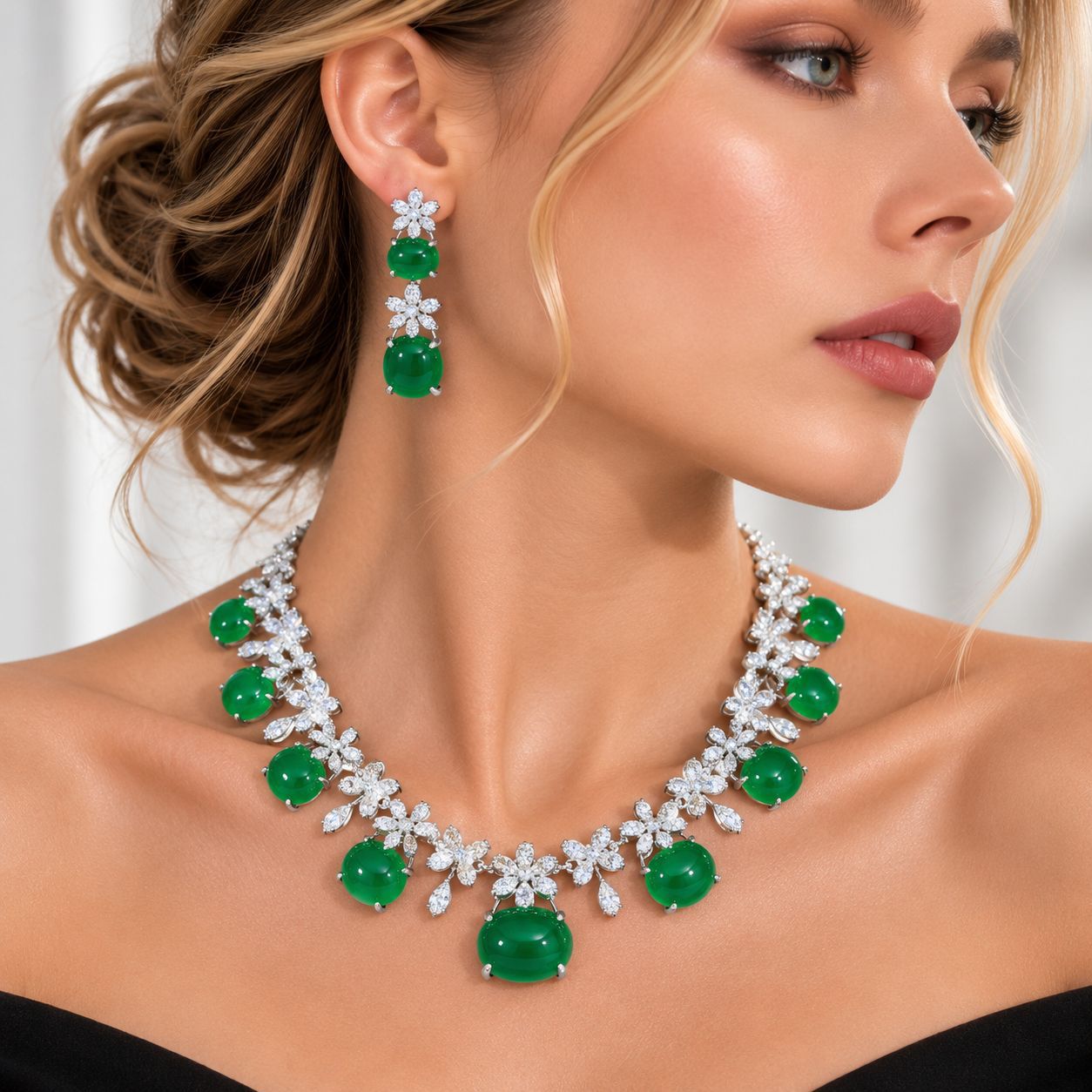Women Accessories Dubai - Damen-Schmuckset für Abendpartys in Dubai, mit