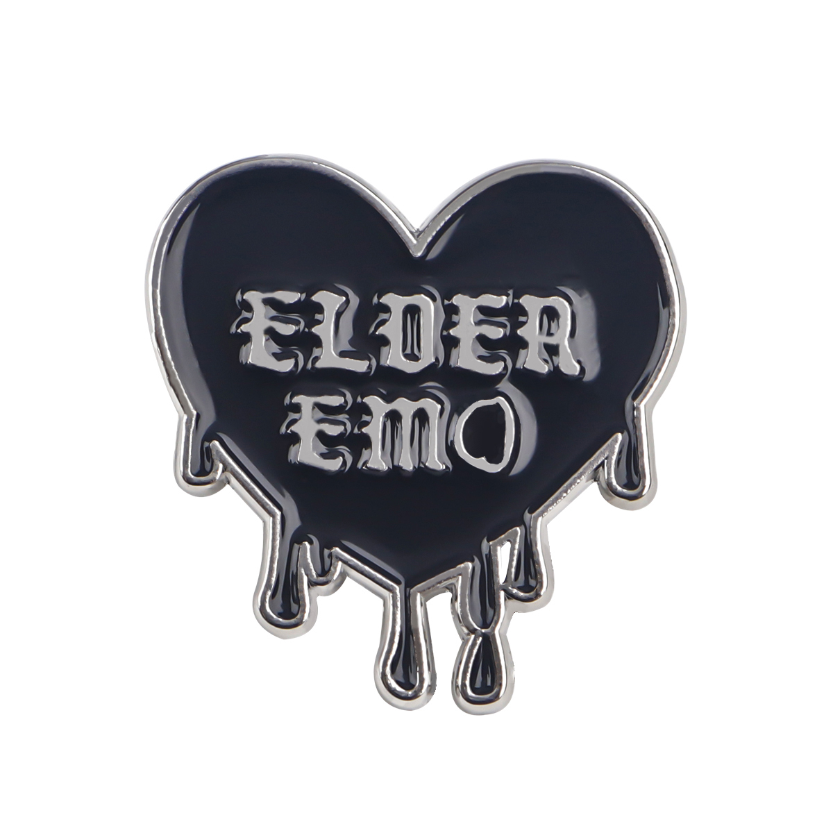 Schwarze Herz Emo Emaille Pin  – Women'S Emo Accessories Bewertung und Preis