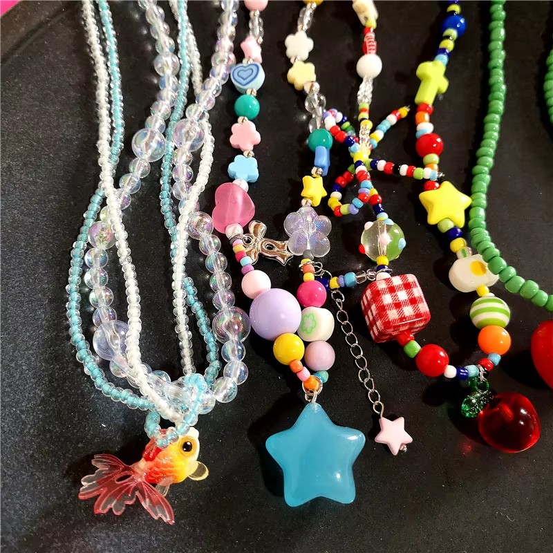 Nette Sommer Y2K Herz Obst Tom – Women'S Emo Accessories Bewertung und Preis