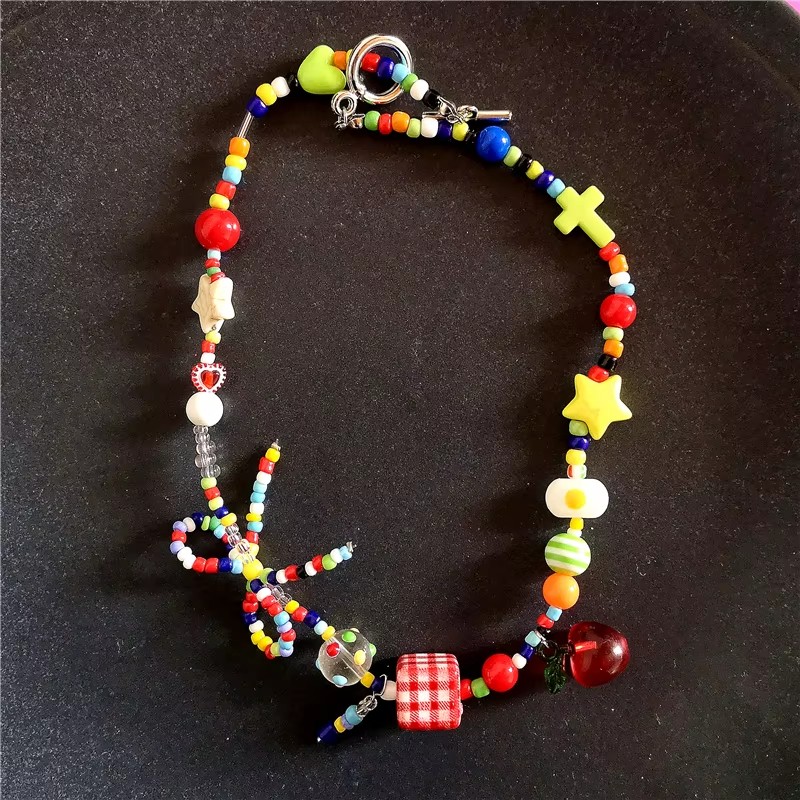 Nette Sommer Y2K Herz Obst Tom – Women'S Emo Accessories Bewertung und Preis
