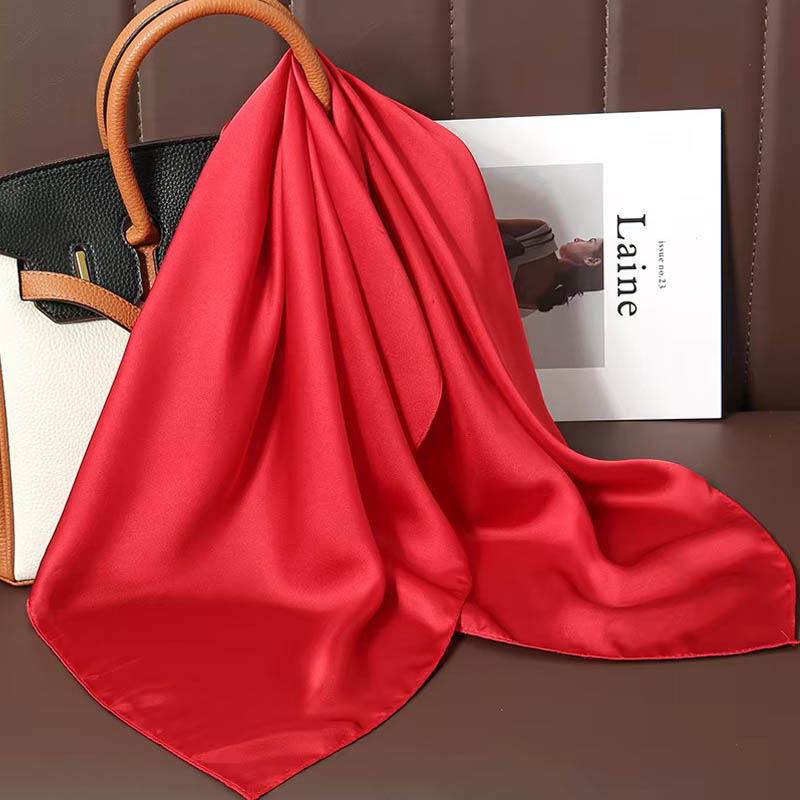 Luxus Einfarbig Seide Quadrat  – Silk Scarf Square Bewertung und Preis