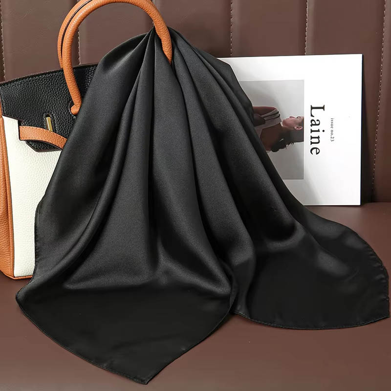 Luxus Einfarbig Seide Quadrat  – Silk Scarf Square Bewertung und Preis