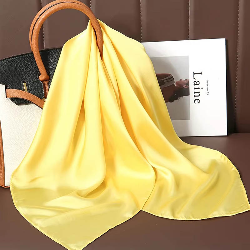 Luxus Einfarbig Seide Quadrat  – Silk Scarf Square Bewertung und Preis