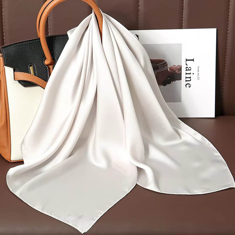 Luxus Einfarbig Seide Quadrat  – Silk Scarf Square Bewertung und Preis