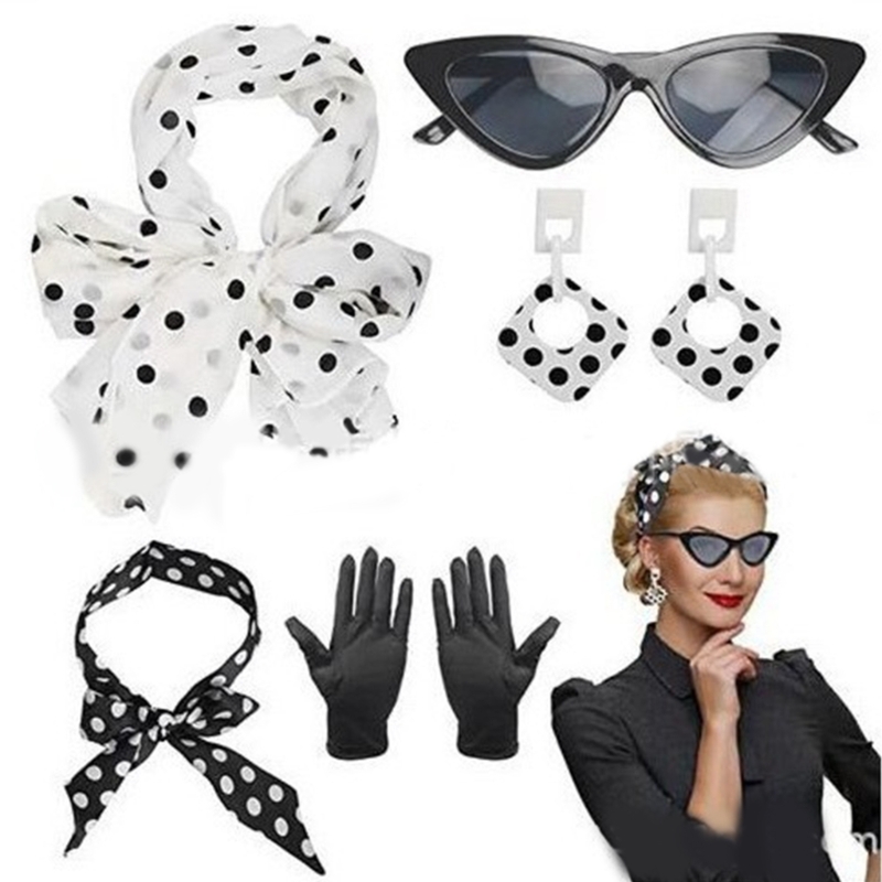 5-teiliges Kostümset für Damen – Women'S Accessories In The 1950S Bewertung und Preis