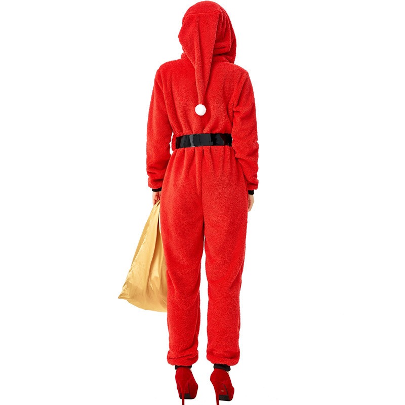 Roter Weihnachtskapuzenoverall – Women'S Red Accessories Bewertung und Preis
