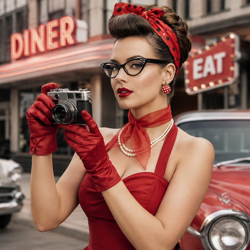 Damen 1950er Rockabilly Kostüm – Women'S Accessories In The 1950S Bewertung und Preis