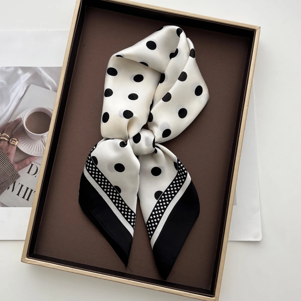 Eleganter, weicher, quadratisc – Silk Scarf Square Bewertung und Preis