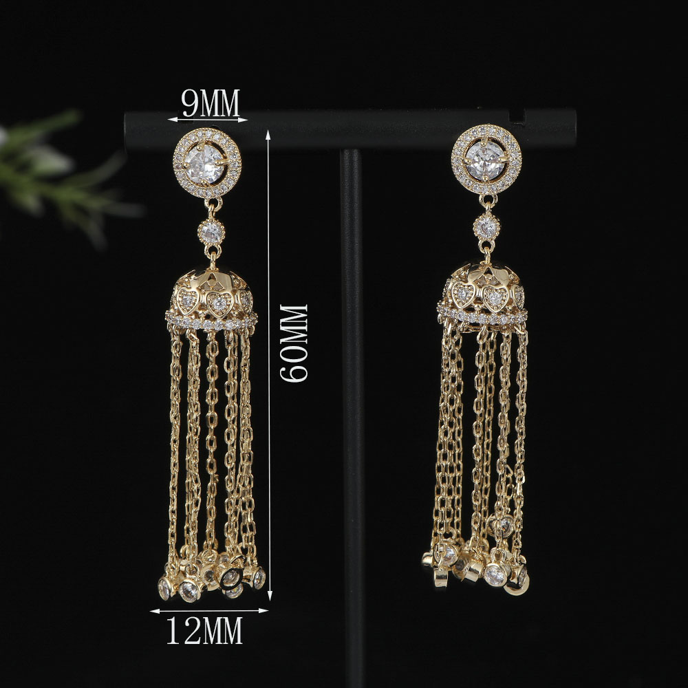 Lange Geometrie Runde Lange Qu – Women Accessories Dubai Bewertung und Preis