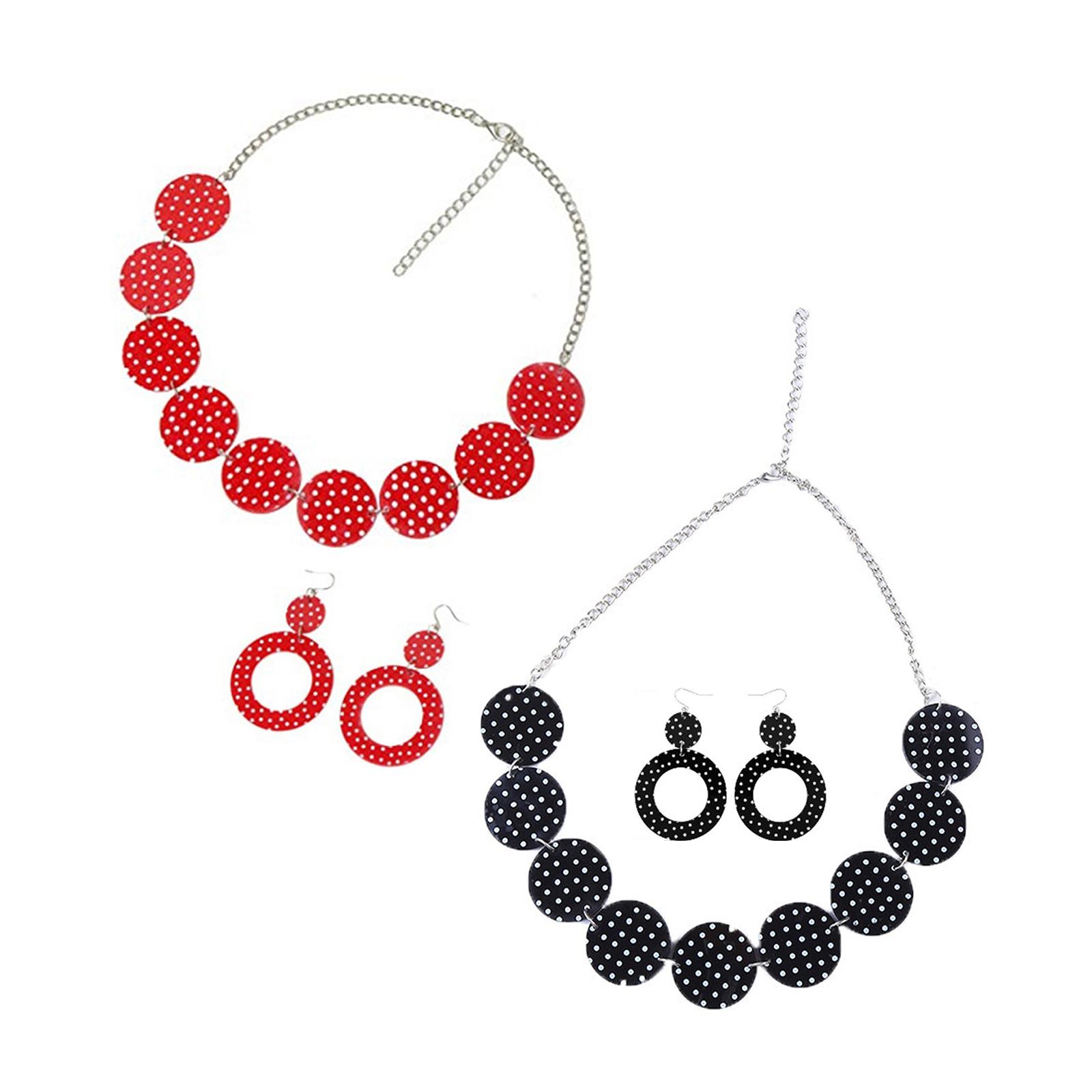 Ohrringe und Halsketten-Set im – Women'S Accessories In The 1950S Bewertung und Preis