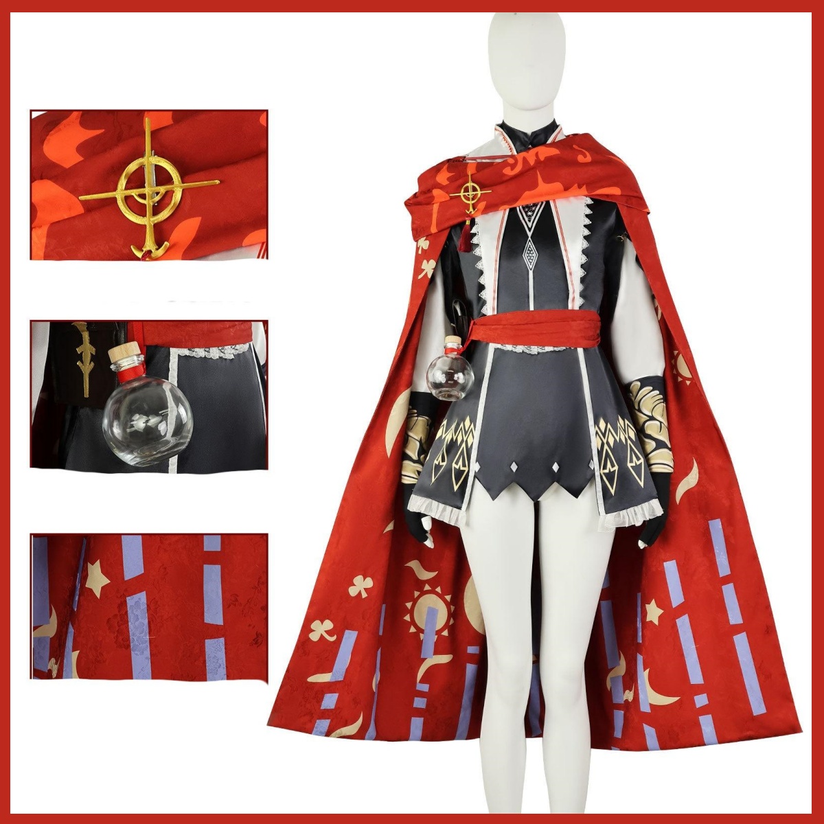 Game Arknights Exusiai The New – Women'S Red Accessories Bewertung und Preis